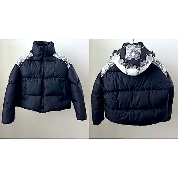 New Authentic Versace Medusa Down Puffer Jacket US 8, UK 12, 40 France 1012541 - Picture 1 of 15